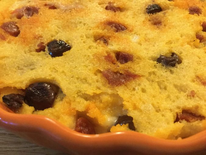 Une polenta de maïs qu’égayent des ingrédients du sud.